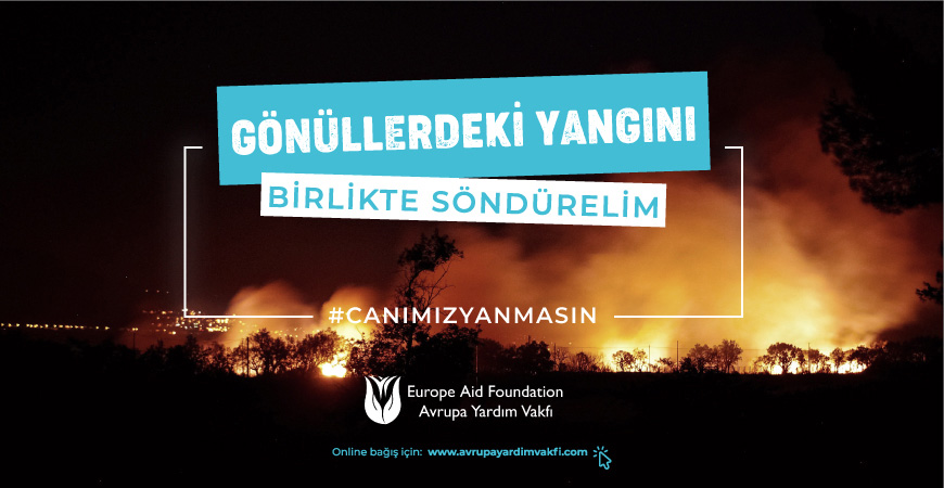 Türkiye’deki Yangına Acil Yardım