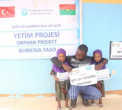 Burkina Fasolu Yetimlerimizin Yüzlerindeki Tebessüm Olduk